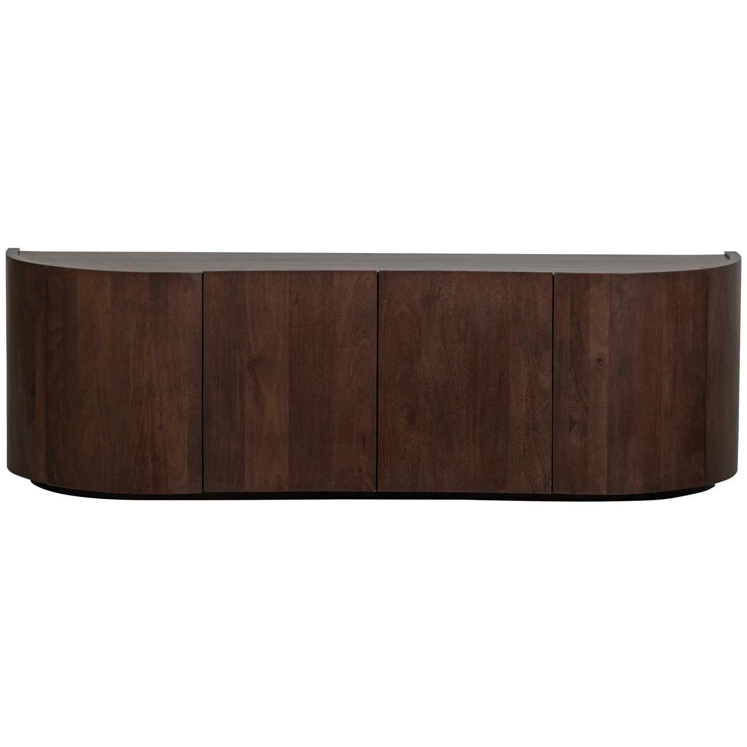 WOOOD dressoir 4-deurs Sense - Mango - Walnoot - 50x160x46