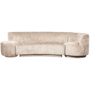 WOOOD bank Combi-Popular – Chenille – Naturel – 72x345x97 WOOOD bank Combi-Popular – Chenille – Naturel – 72x345x97