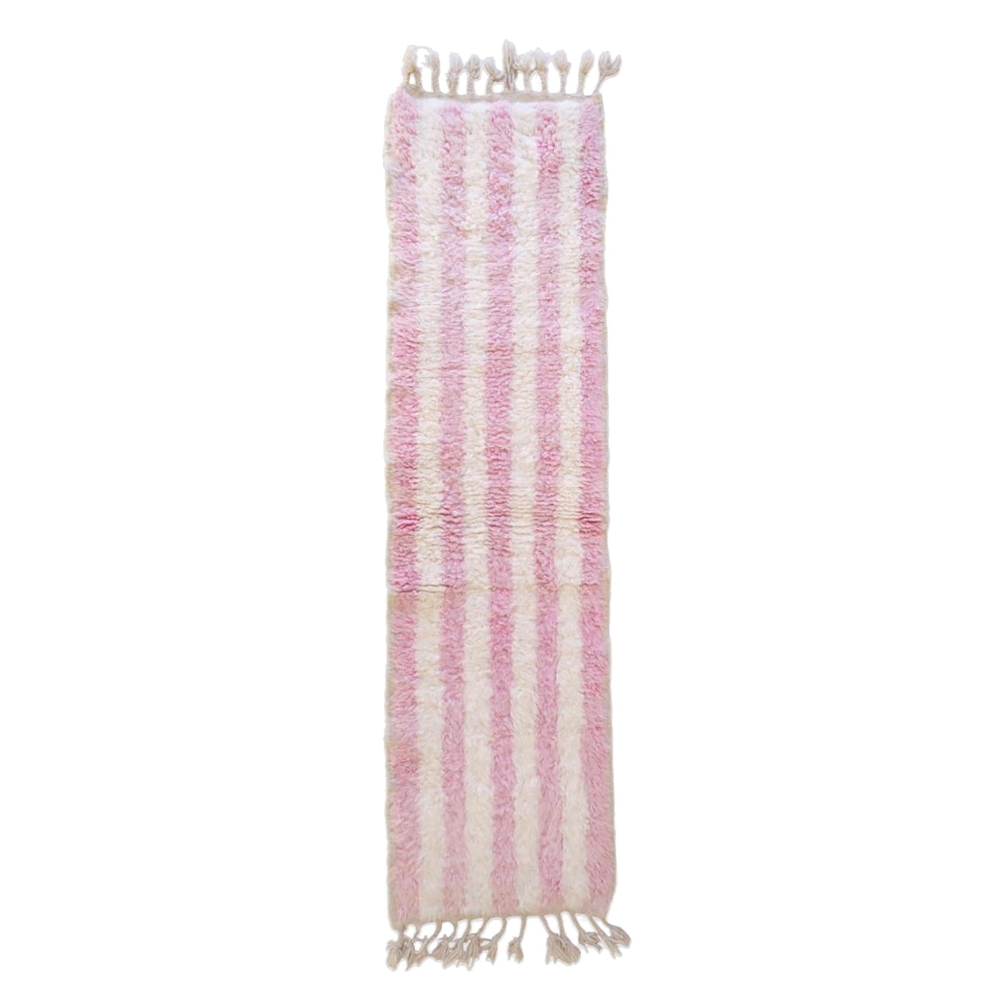 AFK Living vloerkleed Berber - handgemaakt - Wol - 62 x 232 cm