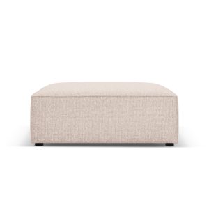 Cosmopolitan Design Poef Arendal chenille, beige – 80x102x40cm Cosmopolitan Design Poef Arendal chenille, beige – 80x102x40cm