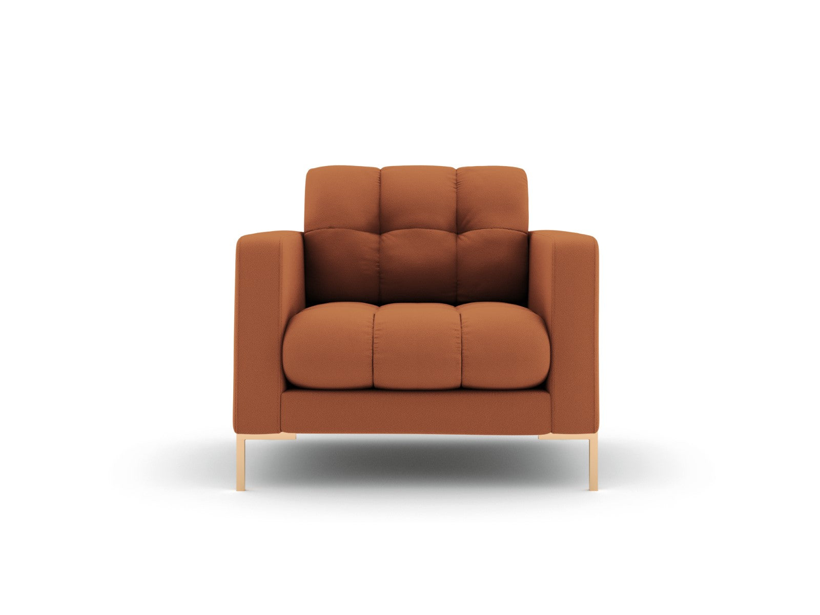 Cosmopolitan Design Fauteuil Bali structurele stof, baksteen - 96x87x7