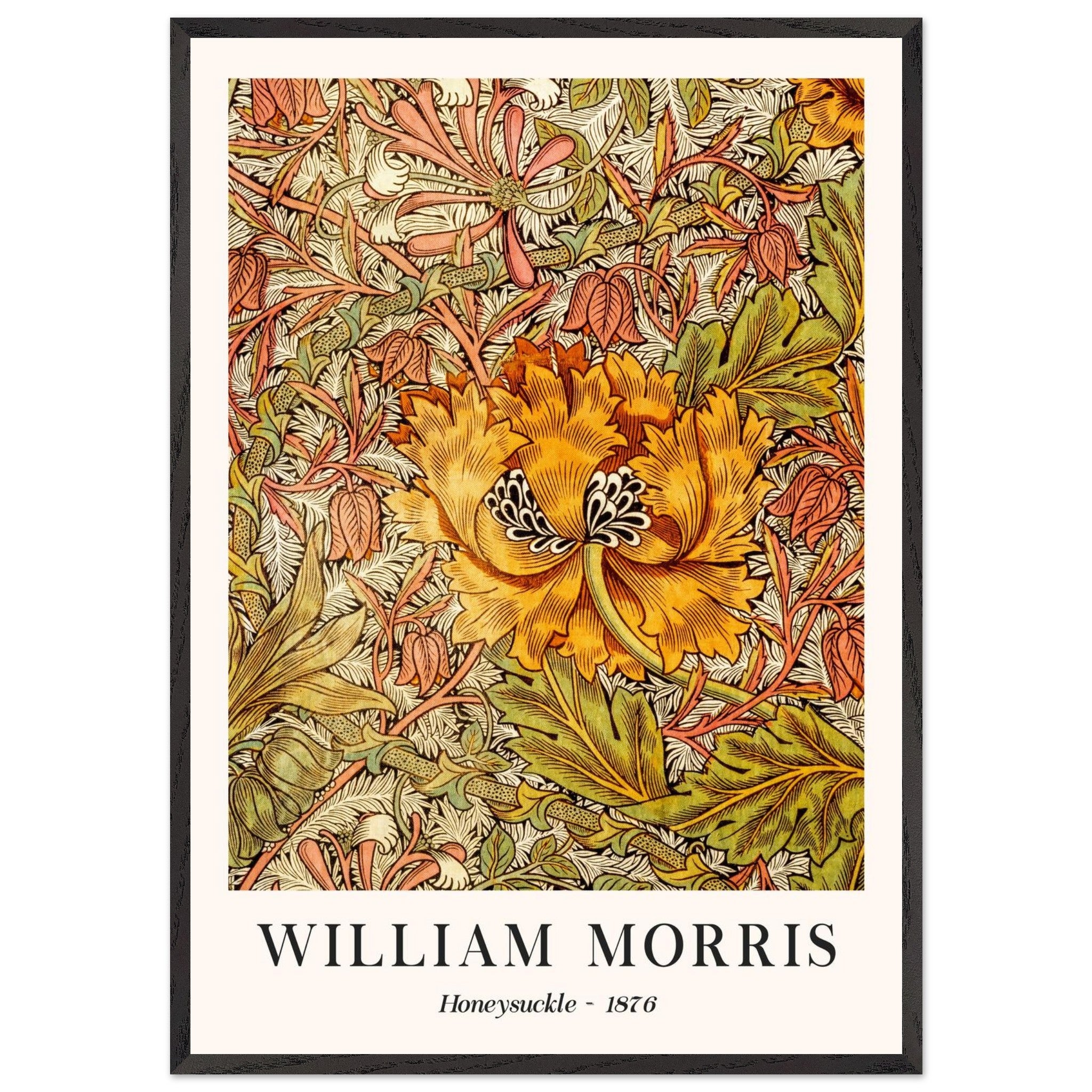 Artfulprints Poster met Lijst William Morris - Wandle - 70x100 cm - Ro