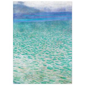 Artfulprints Poster Gustav Klimt – Attersee – 50×70 cm – Turquoise Artfulprints Poster Gustav Klimt – Attersee – 50×70 cm – Turquoise