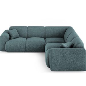 Cosmopolitan Design Symmetrische hoekbank Nolio 5-zits, chenille olie Cosmopolitan Design Symmetrische hoekbank Nolio 5-zits, chenille olie