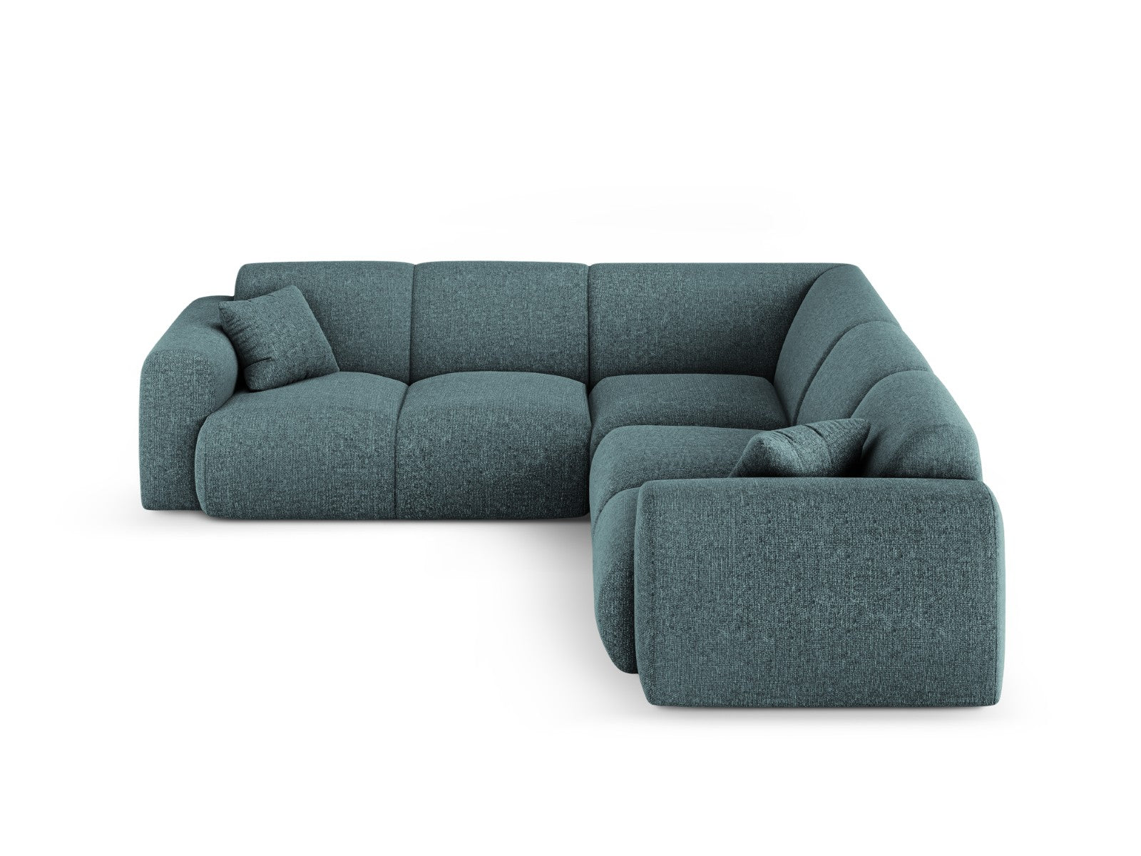 Cosmopolitan Design Symmetrische hoekbank Nolio 5-zits, chenille olie