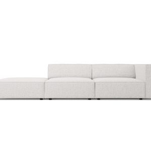 Cosmopolitan Design linker bank Arendal 4-zits, chenille, lichtgrijs – Cosmopolitan Design linker bank Arendal 4-zits, chenille, lichtgrijs –