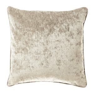 LEWY – sierkussen 45×45 cm – glansvelours – Pumice Stone – beige LEWY – sierkussen 45×45 cm – glansvelours – Pumice Stone – beige