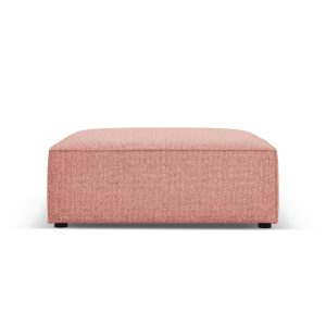 Cosmopolitan Design Poef Arendal chenille, roze – 80x102x40cm