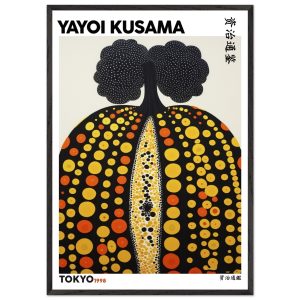 Artfulprints Poster met Lijst Yayoi Kusama – Tokyo pumpkin 1998 – 70×1