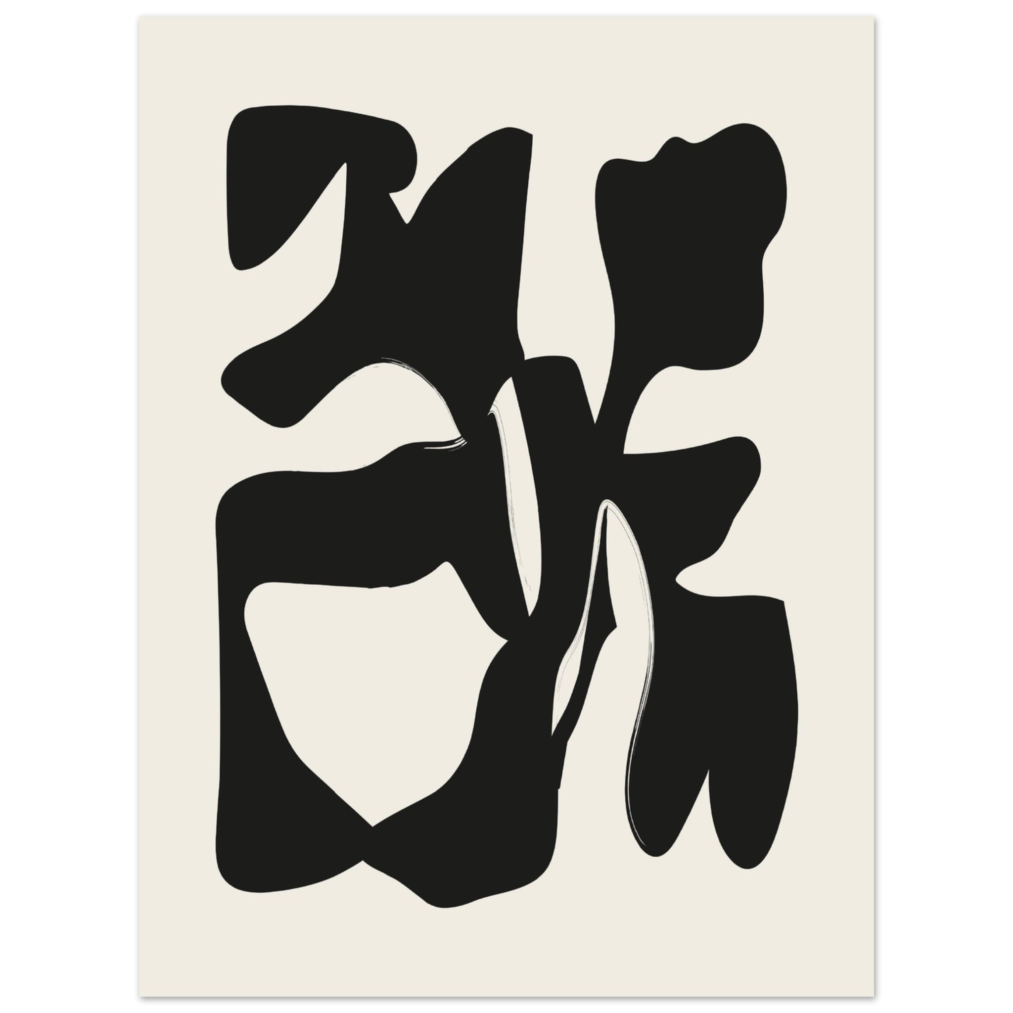 Artfulprints Abstract - Blob poster 30x40 cm