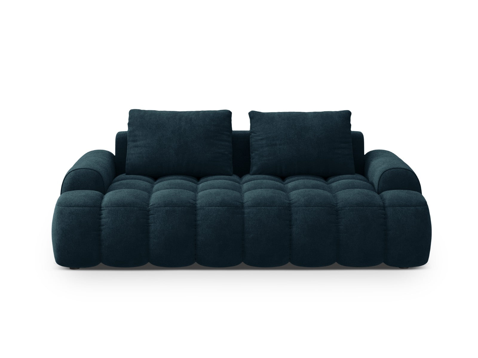 Cosmopolitan Design Bank Linz 3-zits, flueel diepe olie - 100x200x84cm