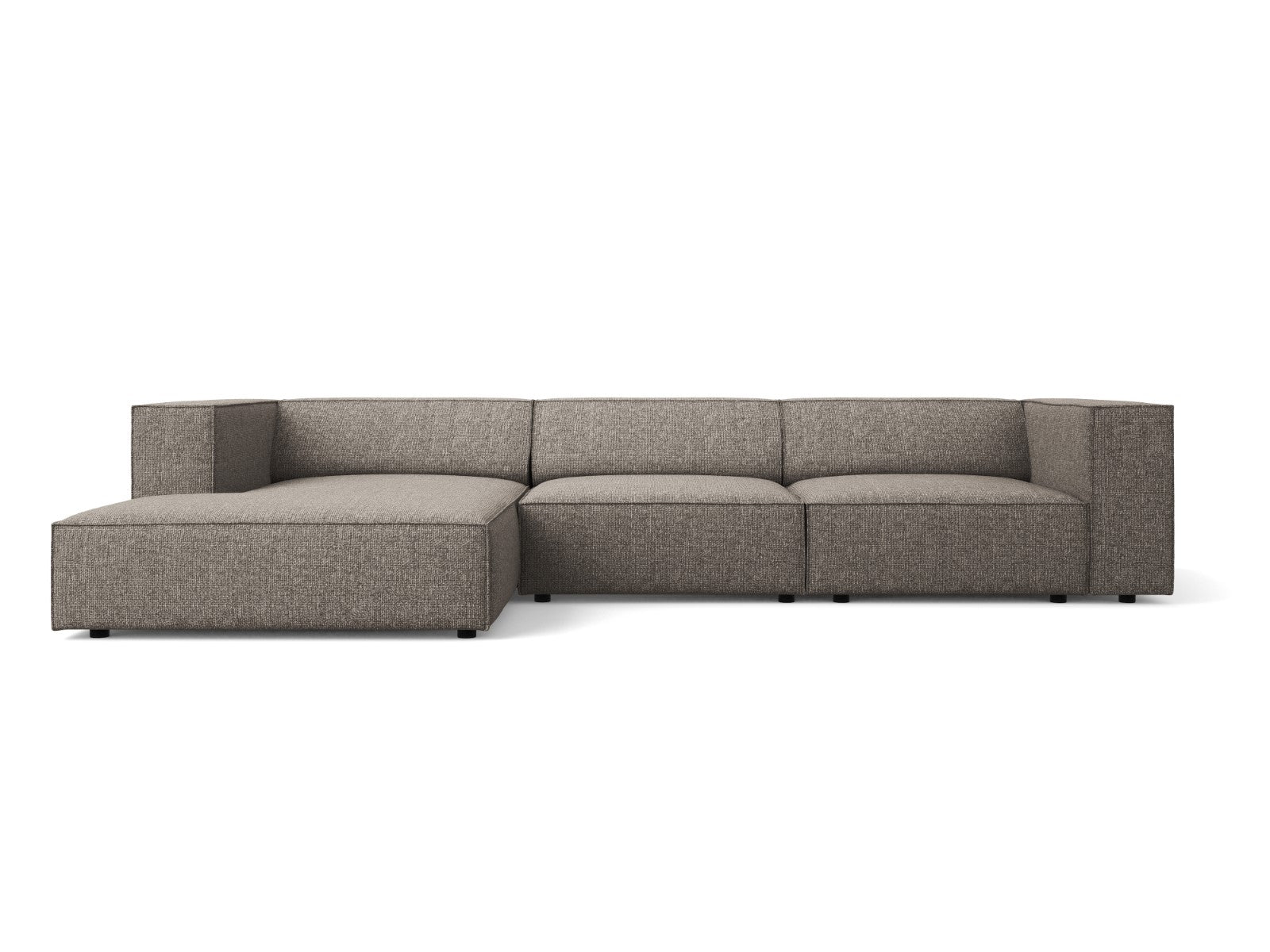 Cosmopolitan Design linker hoekbank Arendal 4-zits, chenille, grijs -