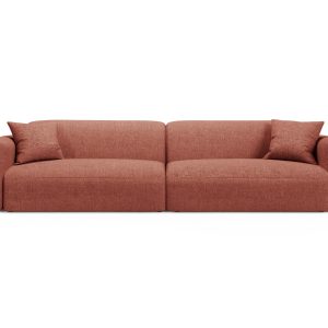 Cosmopolitan Design Modulaire bank Strino 4-zits, structurele stof kor Cosmopolitan Design Modulaire bank Strino 4-zits, structurele stof kor