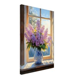 Artfulprints Canvas Golden hour blossoms canvas – 40×60 cm – Paars Artfulprints Canvas Golden hour blossoms canvas – 40×60 cm – Paars