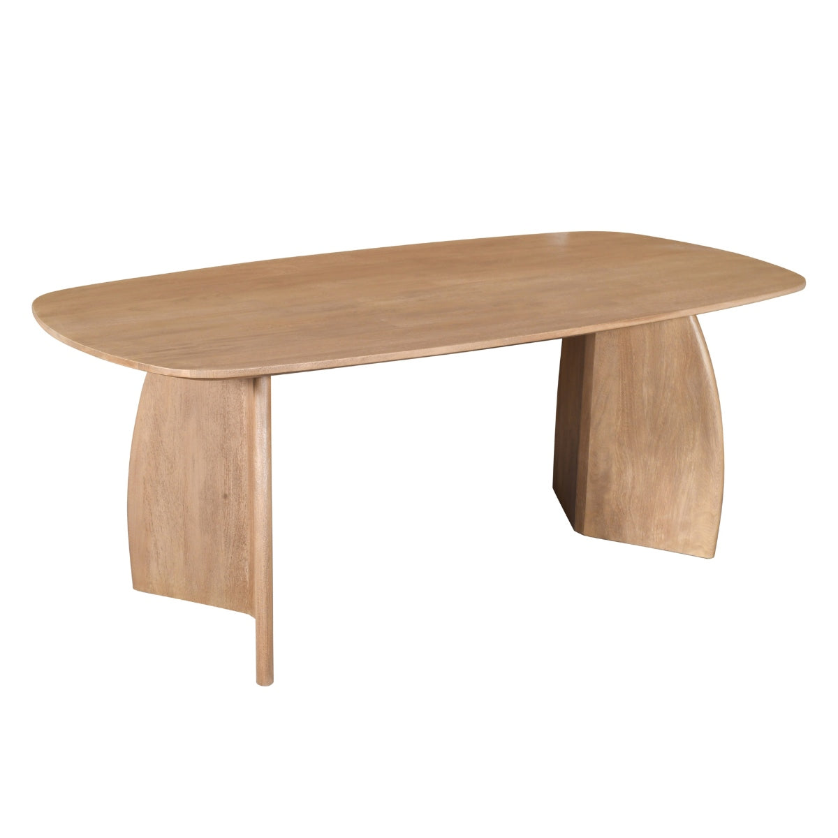 DÉJA Living Eettafel Majada - Deens Ovaal Naturel Mangohout - 200x100x
