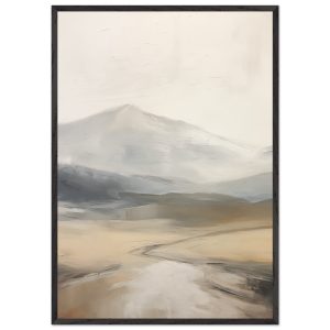 Artfulprints Poster met Lijst Abstract – Fuji path – 70×100 cm – Taupe Artfulprints Poster met Lijst Abstract – Fuji path – 70×100 cm – Taupe