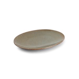 Bonbistro – Plat bord 24x17cm groen Cirro – Set van 4 Bonbistro – Plat bord 24x17cm groen Cirro – Set van 4