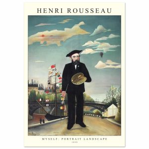 Artfulprints Poster Henri Rousseau – Portrait landscape – 70×100 cm –