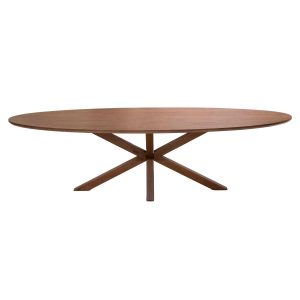DÉJA Living Eettafel Lusa – Ovaal Bruin Eikenhout – 200x100x78cm DÉJA Living Eettafel Lusa – Ovaal Bruin Eikenhout – 200x100x78cm