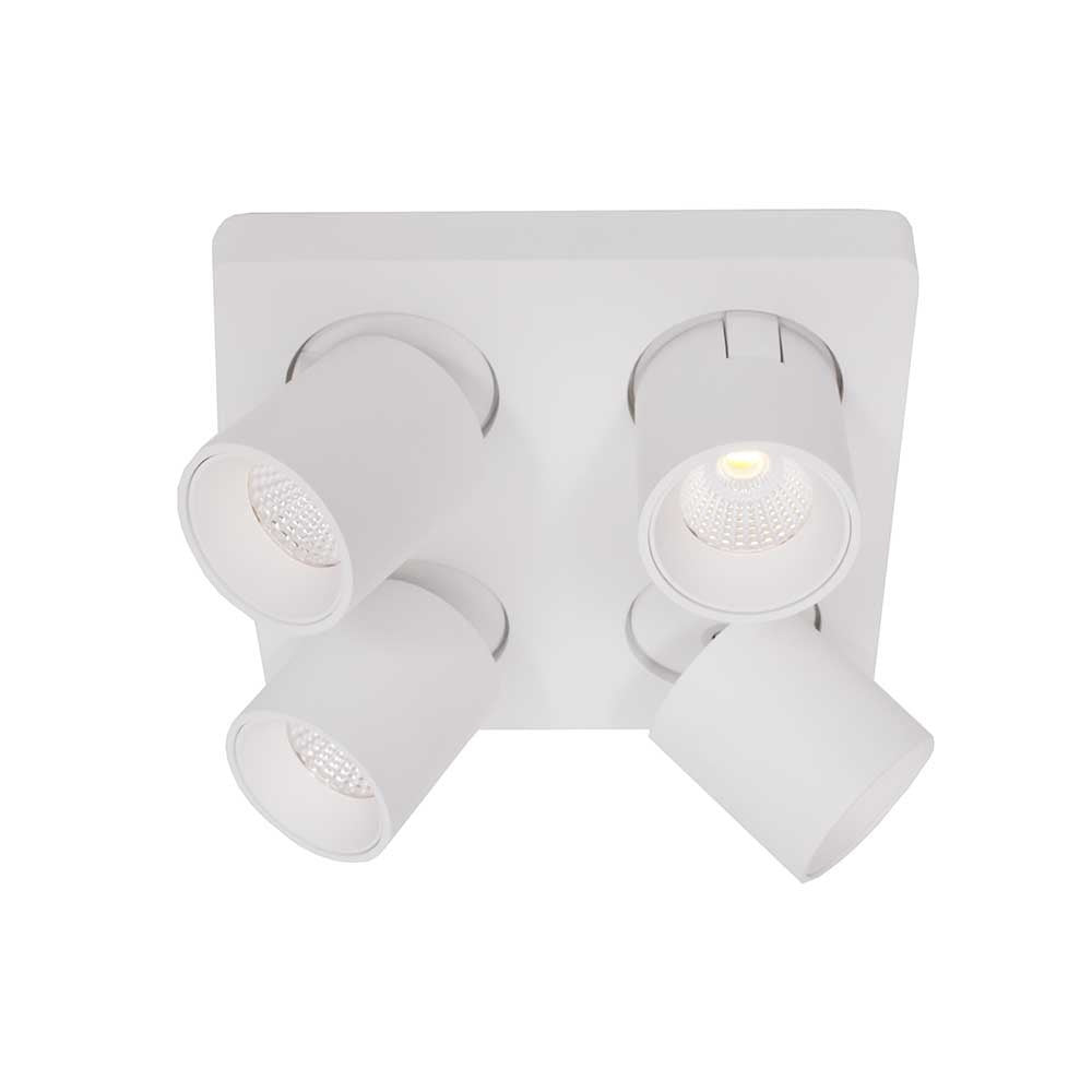 Artdelight spot Laguna - 4 lichts - 22 x 9.5 cm - wit