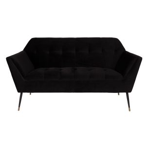 Dutchbone Kate 2 Zitsbank Zwart Dutchbone Kate 2 Zitsbank Zwart