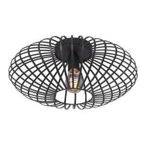 Anne Light & home plafondlamp Dunbar – 1 lichts – 40x 18.5 cm – zwart Anne Light & home plafondlamp Dunbar – 1 lichts – 40x 18.5 cm – zwart