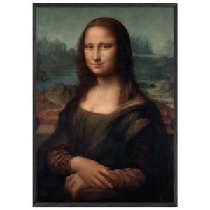 Artfulprints Poster met Lijst Leonardo Da Vinci – Mona Lisa – 70×100 c Artfulprints Poster met Lijst Leonardo Da Vinci – Mona Lisa – 70×100 c