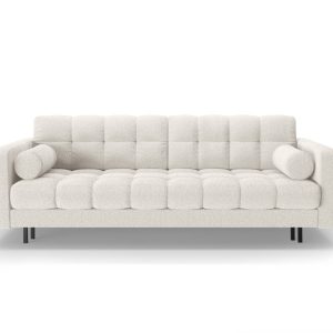 Cosmopolitan Design Slaapbank met opbergdoos Bali 3-zits, boucle wit – Cosmopolitan Design Slaapbank met opbergdoos Bali 3-zits, boucle wit –