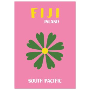 Artfulprints Fiji – Island poster 70×100 cm Artfulprints Fiji – Island poster 70×100 cm