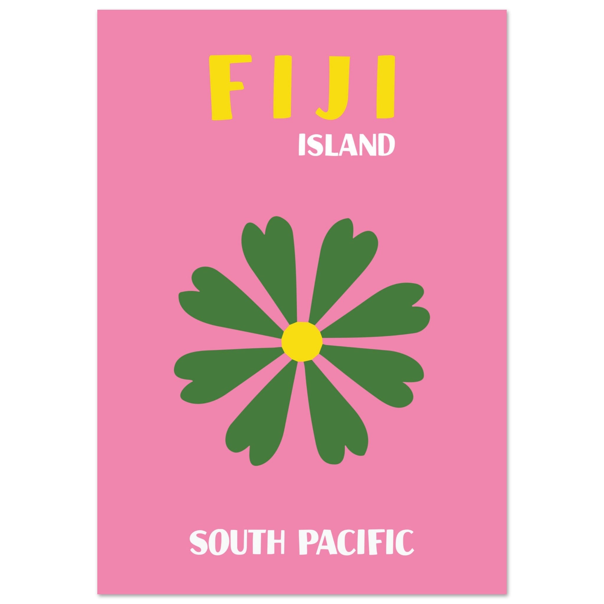 Artfulprints Fiji - Island poster 70x100 cm