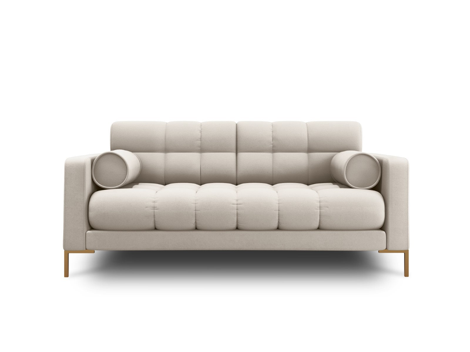 Cosmopolitan Design Bank Bali 2-zits, structurele stof, beige - 96x152