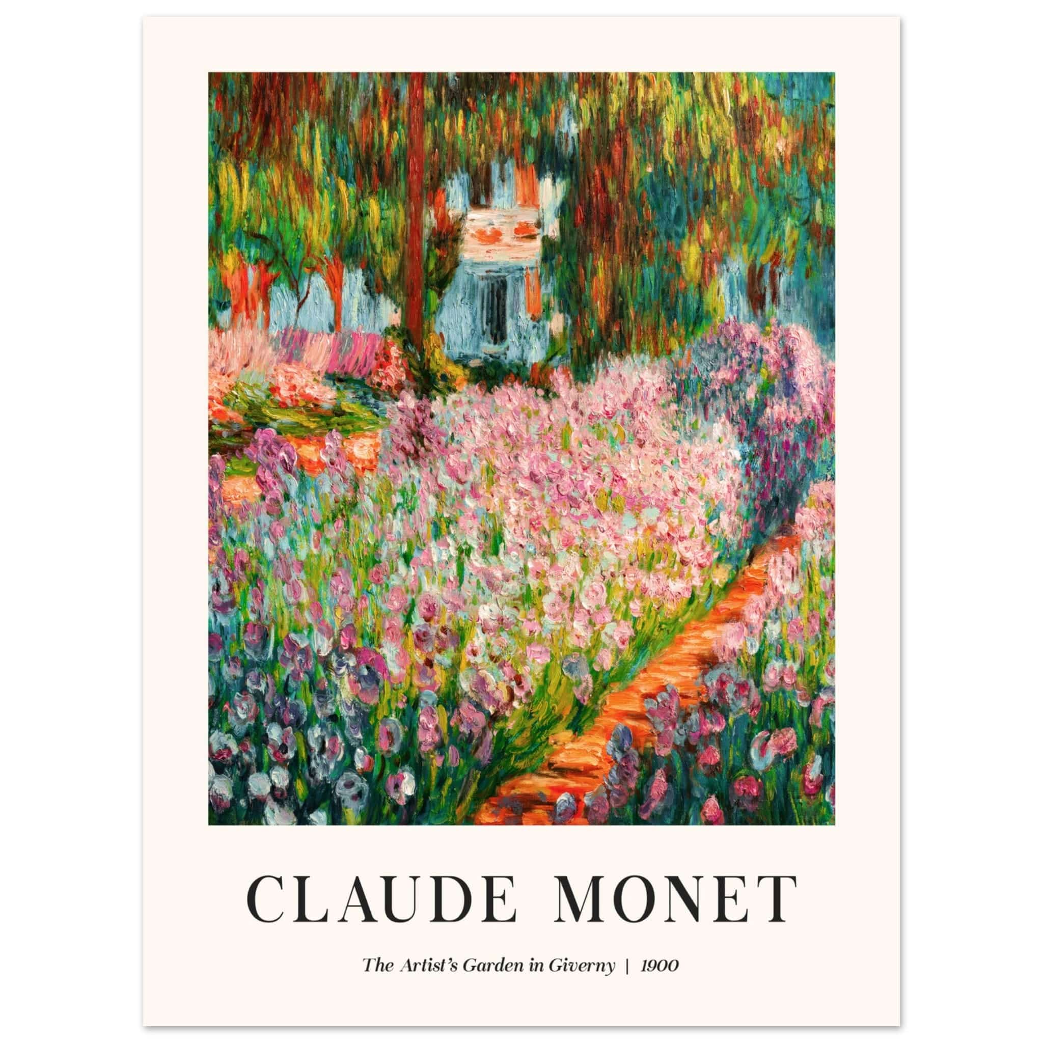 Artfulprints Poster Claude Monet – The artist’s garden in Giverny III