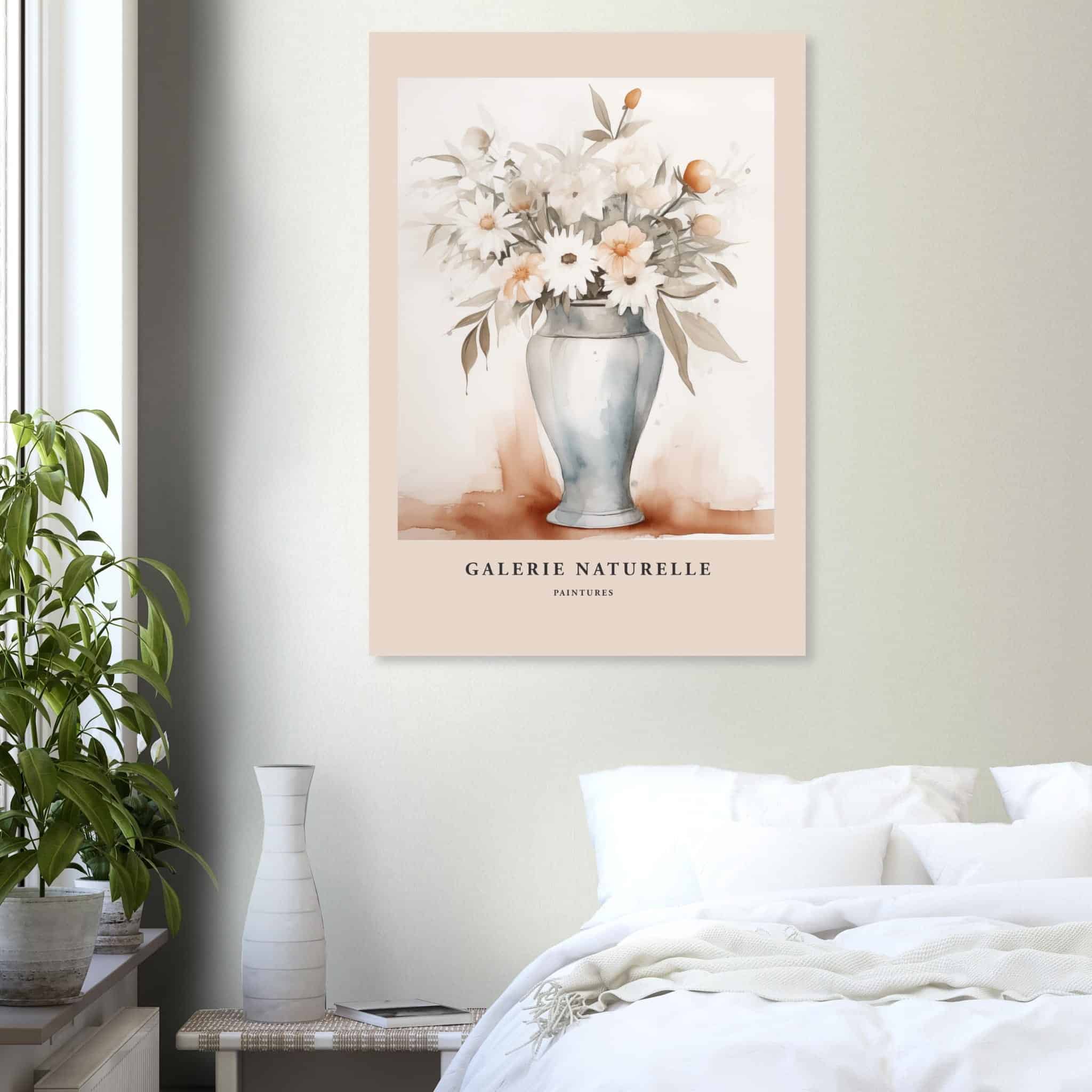 Artfulprints Poster Bloemen in vaas 3 - 70x100 cm - Meerkleurig