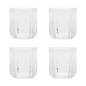 Brut Homeware | Tumbler Gaia | Set van 4 | 35cl | drinkglas | helder Brut Homeware | Tumbler Gaia | Set van 4 | 35cl | drinkglas | helder