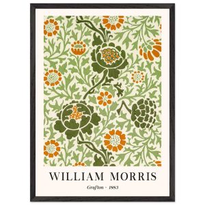 Artfulprints Poster met Lijst William Morris – Grafton 1883 – 70×100 c Artfulprints Poster met Lijst William Morris – Grafton 1883 – 70×100 c