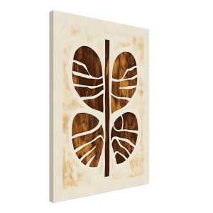 Artfulprints Canvas Boho – Rooted form canvas – 100×150 cm – Bruin Artfulprints Canvas Boho – Rooted form canvas – 100×150 cm – Bruin