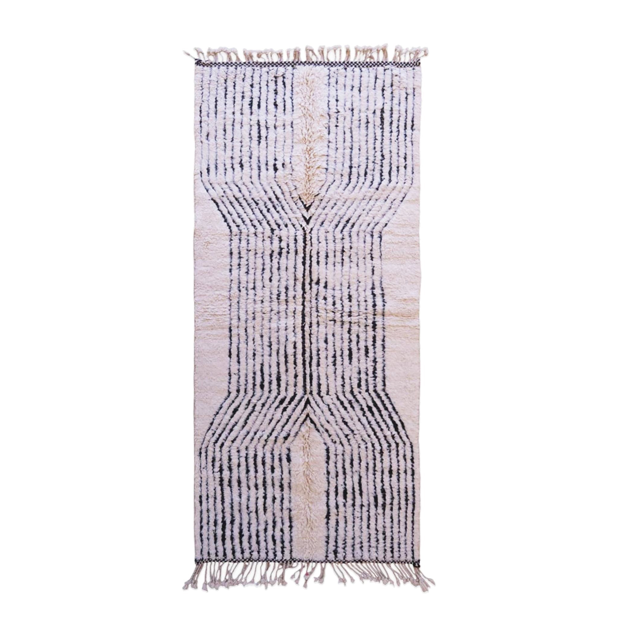 AFK Living vloerkleed Berber - handgemaakt - Wol - 134 x 290 cm