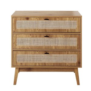 Calicosy – ALIA Ladekast 3 lades – Licht hout – 39x80x79 cm Calicosy – ALIA Ladekast 3 lades – Licht hout – 39x80x79 cm