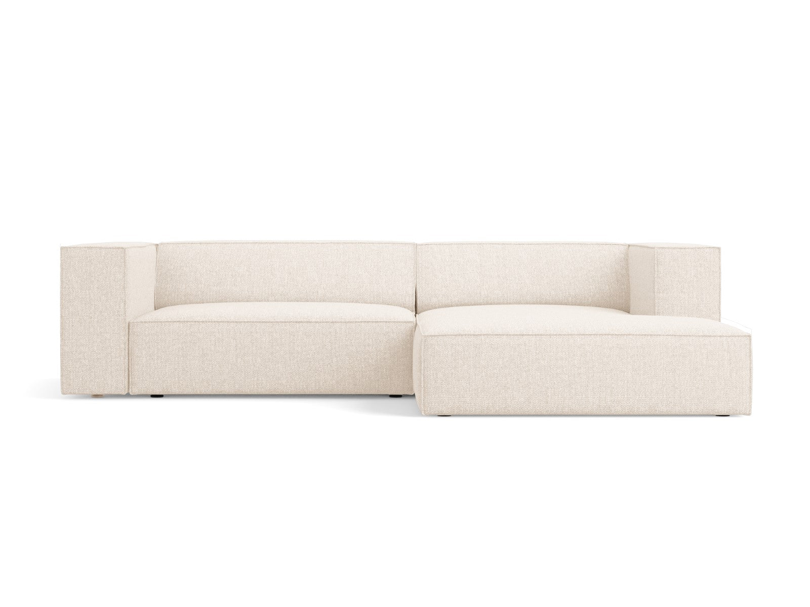 Cosmopolitan Design rechter hoekbank Arendal 3-zits, chenille, lichtbe