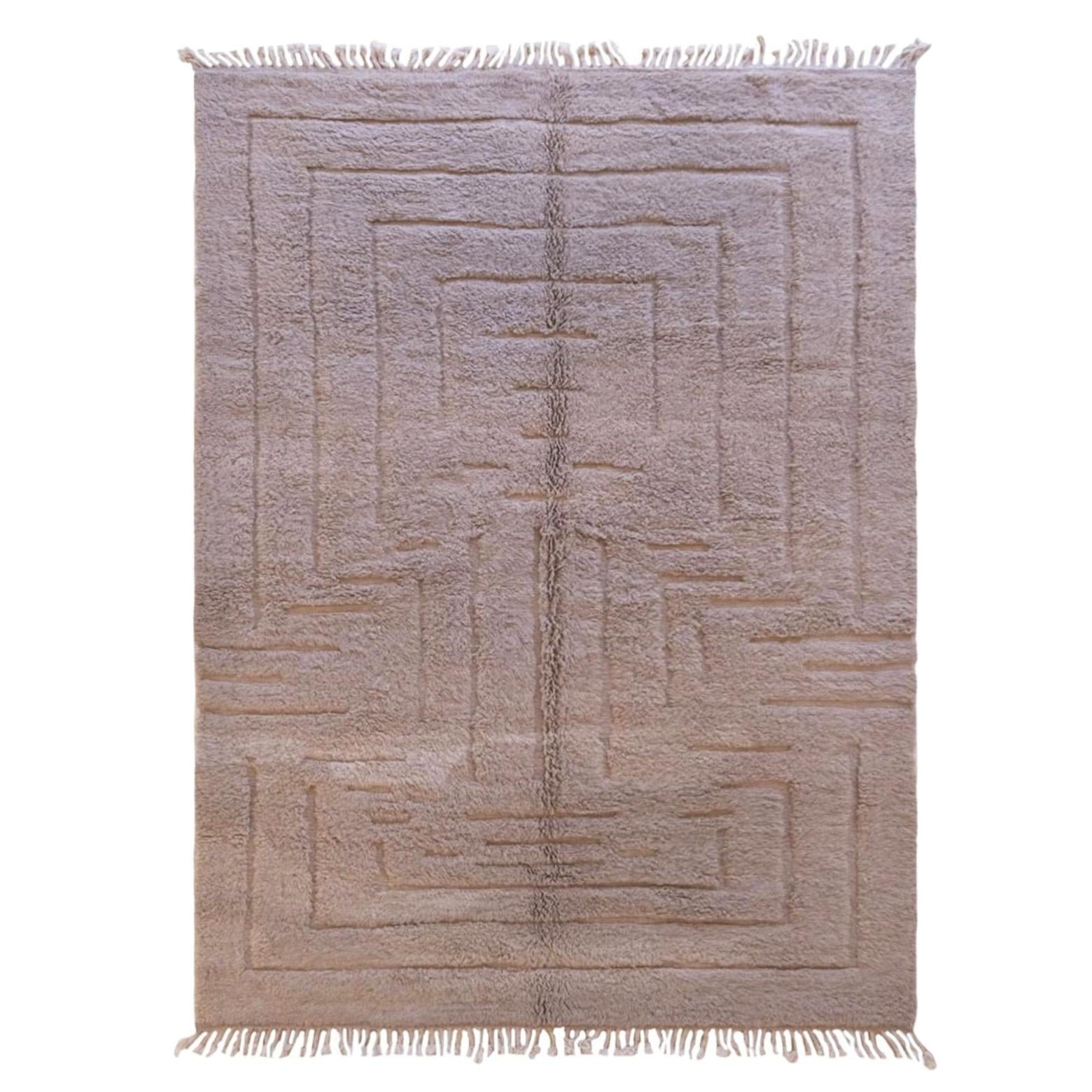 AFK Living vloerkleed Berber - handgemaakt - Wol - 242 x 342 cm
