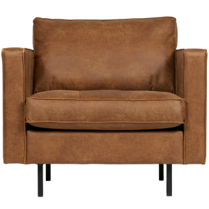 WOOOD classic fauteuil Rodeo – Recycle Leer – Cognac – 83x98x88