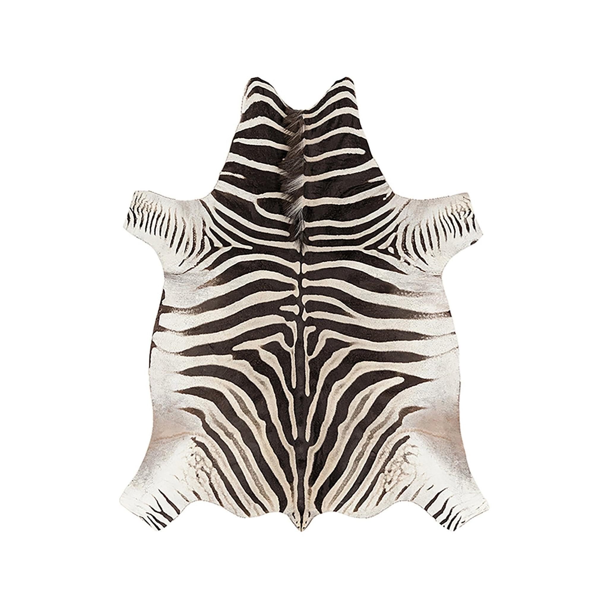 AFK Living vloerkleed Nakuru - dierenhuid-effect - zwart - 155 x 190 c