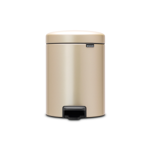 Brabantia NewIcon Pedaalemmer, 5 liter, kunststof binnenemmer – Metall Brabantia NewIcon Pedaalemmer, 5 liter, kunststof binnenemmer – Metall