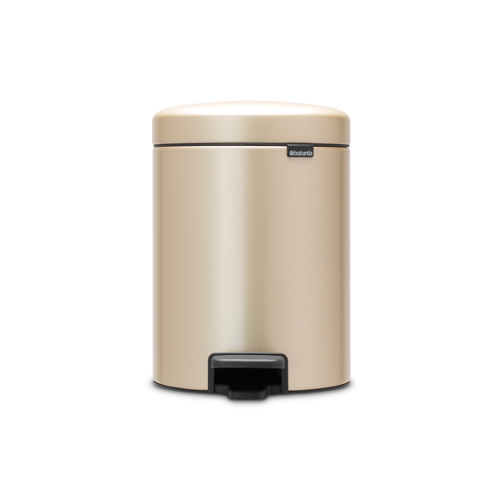 Brabantia NewIcon Pedaalemmer, 5 liter, kunststof binnenemmer - Metall