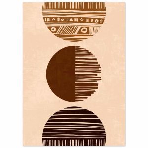 Artfulprints Poster Boho – Sun phases – 50×70 cm – Bruin Artfulprints Poster Boho – Sun phases – 50×70 cm – Bruin