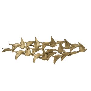 Art for the Home Metal Art – Golden birds – 36×112 Art for the Home Metal Art – Golden birds – 36×112