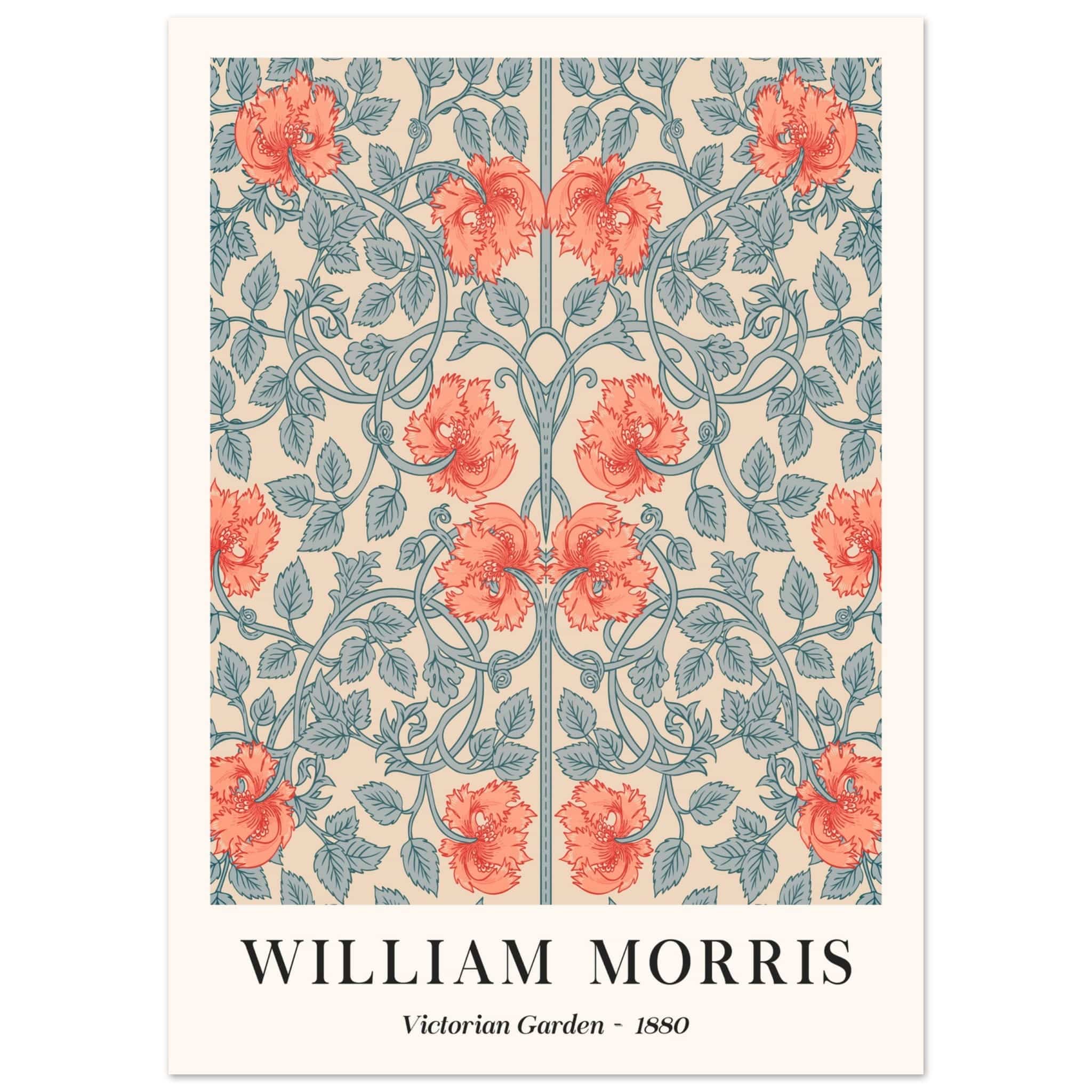 Artfulprints Poster William Morris - Victorian garden 1880 - 50x70 cm