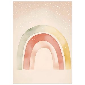 Artfulprints Poster Zachte regenboog – 50×70 cm – Meerkleurig Artfulprints Poster Zachte regenboog – 50×70 cm – Meerkleurig