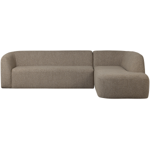 WOOOD hoekbank rechts Sloping – Chenille – Lichtbruin Melange WOOOD hoekbank rechts Sloping – Chenille – Lichtbruin Melange
