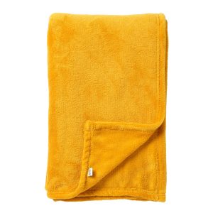 HARVEY – Plaid 150×200 cm – superzachte deken van fleece – Golden Glow HARVEY – Plaid 150×200 cm – superzachte deken van fleece – Golden Glow